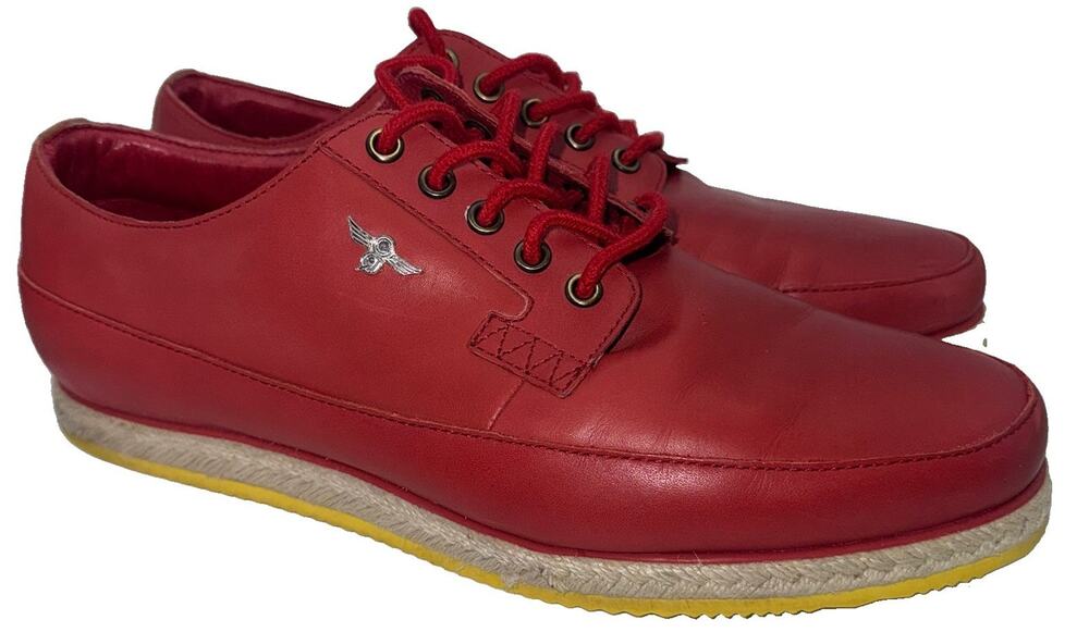 Creative Recreation Cesario Lo Red Leather Casual Shoes Men’s Size 11